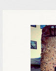Wash It Framed print 15x20 cm / 6x8″ White frame corner detail