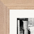 Old Star Framed print 15x20 cm / 6x8″ Wood frame corner detail