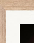 A Dreamer’s Strength Framed print 15x20 cm / 6x8″ Wood frame corner detail