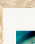 Around and Around Framed print 15x20 cm / 6x8″ Wood frame corner detail