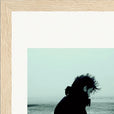 Misty Mind Framed print 15x20 cm / 6x8″ Wood frame corner detail