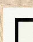 Little Secret Framed print 15x20 cm / 6x8″ Wood frame corner detail