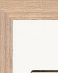 Hat On Framed print 15x20 cm / 6x8″ Wood frame corner detail