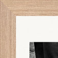 This is Where He Stood Framed print 15x20 cm / 6x8″ Wood frame corner detail