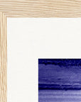 The Unwritten Path Framed print 15x20 cm / 6x8″ Wood frame corner detail