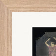 Never too Late Framed print 15x20 cm / 6x8″ Wood frame corner detail