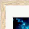 Bubbles and Sky Sticks Framed print 15x20 cm / 6x8″ Wood frame corner detail