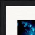Bubbles and Sky Sticks Framed print 20x25 cm / 8x10″ Black frame corner detail