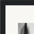 Synch'd Hands Framed print 20x25 cm / 8x10″ Black frame corner detail