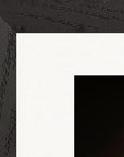 A Dreamer’s Strength Framed print 20x25 cm / 8x10″ Black frame corner detail