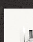 The Urban Matrix Framed print 20x25 cm / 8x10″ Black frame corner detail