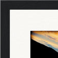 Cosmic Reflections Framed print 20x25 cm / 8x10″ Black frame corner detail