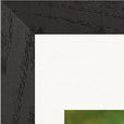 Emerald Storms Framed print 20x25 cm / 8x10″ Black frame corner detail