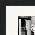 Old Star Framed print 20x25 cm / 8x10″ Black frame corner detail