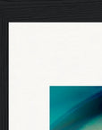 Around and Around Framed print 20x25 cm / 8x10″ Black frame corner detail