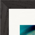 Around and Around Framed print 20x25 cm / 8x10″ Black frame corner detail