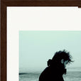 Misty Mind Framed print 20x25 cm / 8x10″ Dark wood frame corner detail