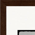 Circle of Life Framed print 20x25 cm / 8x10″ Dark wood frame corner detail