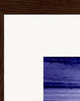 The Unwritten Path Framed print 20x25 cm / 8x10″ Dark wood frame corner detail