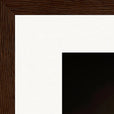 A Dreamer’s Strength Framed print 20x25 cm / 8x10″ Dark wood frame corner detail