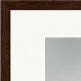 Everyday Hero Framed print 20x25 cm / 8x10″ Dark wood frame corner detail