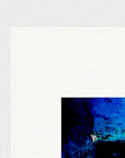Web of Colours Framed print 20x25 cm / 8x10″ White frame corner detail