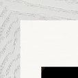 Face It Framed print 20x25 cm / 8x10″ White frame corner detail