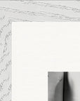 Synch'd Hands Framed print 20x25 cm / 8x10″ White frame corner detail