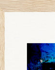 Web of Colours Framed print 20x25 cm / 8x10″ Wood frame corner detail