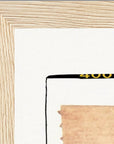 Kiss My Ass Framed print 20x25 cm / 8x10″ Wood frame corner detail