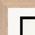 Little Secret Framed print 20x25 cm / 8x10″ Wood frame corner detail