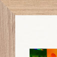 In the Eye Framed print 20x25 cm / 8x10″ Wood frame corner detail