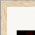 Chromatic Kiss Framed print 20x25 cm / 8x10″ Wood frame corner detail