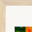 In the Eye Framed print 20x25 cm / 8x10″ Wood frame corner detail