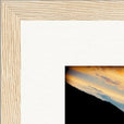 Cosmic Reflections Framed print 20x25 cm / 8x10″ Wood frame corner detail