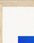 Nocturne Velvet Framed print 20x25 cm / 8x10″ Wood frame corner detail