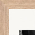 This is Where He Stood Framed print 20x25 cm / 8x10″ Wood frame corner detail