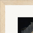 Never too Late Framed print 20x25 cm / 8x10″ Wood frame corner detail