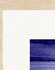 The Unwritten Path Framed print 20x25 cm / 8x10″ Wood frame corner detail
