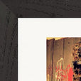 Blast Off Framed print 21x29.7 cm / 8x12" Black frame corner detail