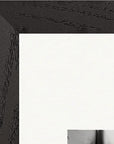 Synch'd Hands Framed print 21x29.7 cm / 8x12" Black frame corner detail