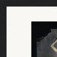 Never too Late Framed print 21x29.7 cm / 8x12" Black frame corner detail