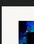 Web of Colours Framed print 21x29.7 cm / 8x12" Black frame corner detail