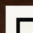 Little Secret Framed print 21x29.7 cm / 8x12" Dark wood frame corner detail