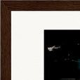 Vibe of Life Framed print 21x29.7 cm / 8x12" Dark wood frame corner detail
