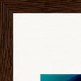 Around and Around Framed print 21x29.7 cm / 8x12" Dark wood frame corner detail