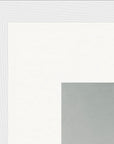 Everyday Hero Framed print 21x29.7 cm / 8x12" White frame corner detail