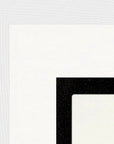 Little Secret Framed print 21x29.7 cm / 8x12" White frame corner detail