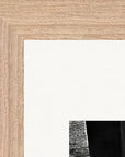 This is Where He Stood Framed print 21x29.7 cm / 8x12" Wood frame corner detail