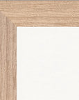 Underwater Flight Framed print 21x29.7 cm / 8x12" Wood frame corner detail